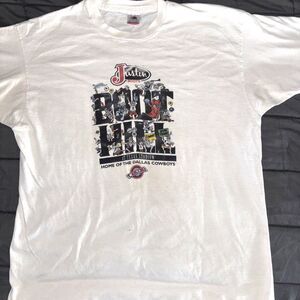 Vintage Dallas Cowboys x Justin Boots Collaboration @ Texas Stadium Tshirt XL